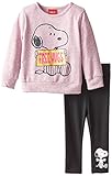 Peanuts Baby Girls' 2pc T-Shirt and Legging Set