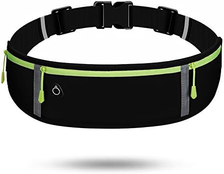 Adjustable Running Pouch, Runners Belt Workout Waist Bag Elastic Slim Running Belt Phone Holder Fanny Pack for Unisex, Jogging Pocket Belt for iPhone