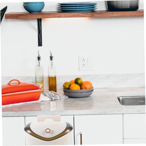 Caneca de Basura Colgante para Cocina Rectangular Blanca miniatura 5