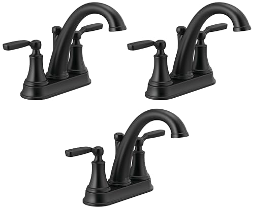 Image of Two Handle Centerset Bathroom Faucet (Pack of 3)