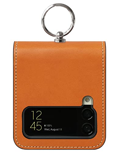 �y�����O�t���z Galaxy Z Flip3 5G �P�[�X �Ȗ؃��U�[ Samsung �T���\�� �蒠�^ �J�o�[ ������� �X�}�z�P�[�X �w�ʕی� �S�ʕی� �}�O�l�b�g�s�g�p �X�g���b�v�z�[���t�� �M�����N�V�[ zflip3�p�P�[�X SC-54B SCG1