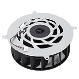 Sonew Ventilador de Resfriamento Interno da CPU, 19 Blades CPU Fan Cooler, 3 Pinos DC 12V Console de Jogo de Resfriamento Substituição do Ventilador para Slim Console Disc Digital