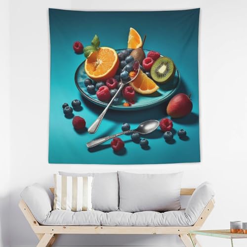 Tapisserie murale motif fruits grand poster mural salon fond personnalisé