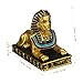WINOMO Egyptian Sphinx Figurine Statue Sphinx of Giza Decoration Vintage Antique Home Office Table Decorations Ornaments Black Gold