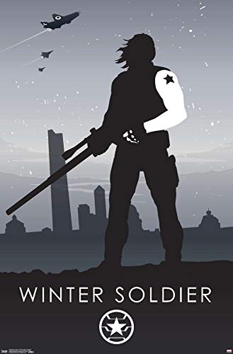 Trends International Marvel Comics - Winter Soldier - Minimalist Wall