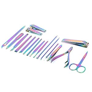 Clipper de uñas 8/18 PCS Multifunción de acero inoxidable herramienta de corte de uñas Clippers de uñas Conjunto de…