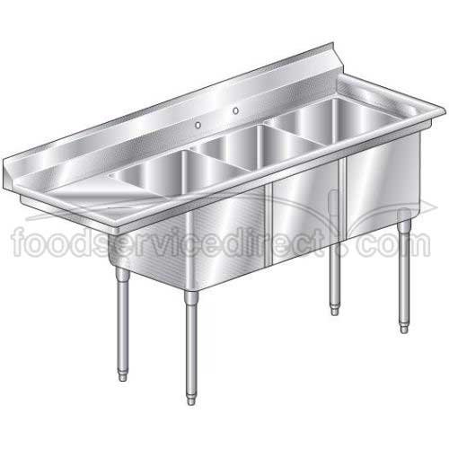 Aero Economy Sink 3bowl 21" MF3211636L Triple Bowl Sinks Tools & Home Improvement
