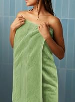 Utopia Towels 4er-Pack Badetücher Set, 69 x 137 cm, Salbeigrün – Ansicht 2