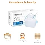 Amazon Basics Water Filter Cartridges, fits and compatible with all BRITA jugs incl PerfectFit, 3 Count (Pack of 1) - Image 3