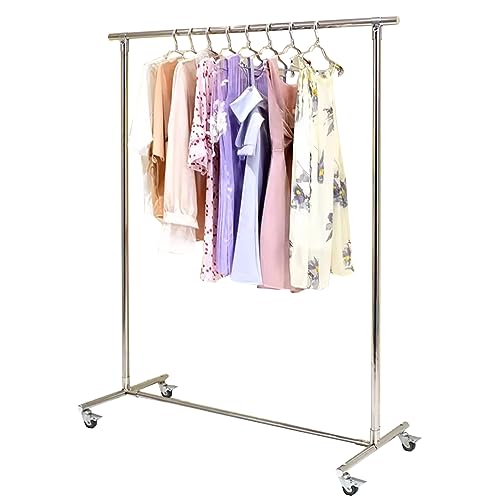 Portant à vêtements robuste en acier inoxydable supportant 127 kg de charge