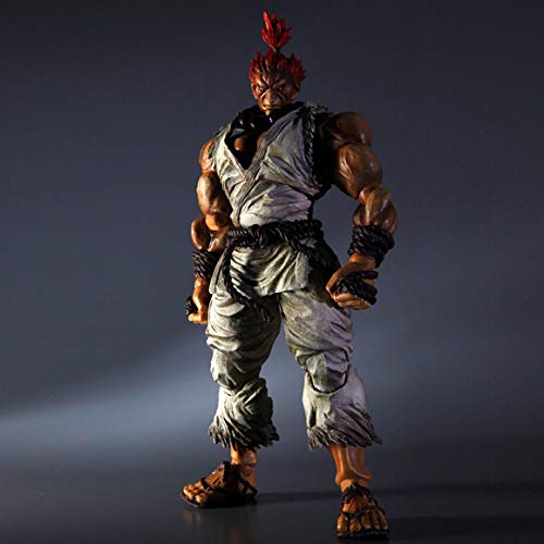 BINGFENG Figurine d'action Street Fighter Play Arts Gouki/Akuma pour Enfants Jouets Modèle Anime Souvenirs/Collectibles/Artisanat Jouet Statue Décoration 23CM Cover