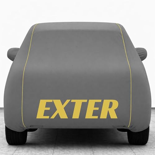 Image of Kings of Cover New Grey 100% Waterproof Exter Car Cover | Polyester Car Body Cover for Rain & Sun | UV Protection, Dustproof, Scratch Resistant, Windproof, Heat Resistant, Custom Fit