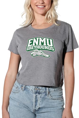 Eastern New Mexico University Official Distressed, Athletic Heather, XL