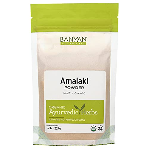 Banyan Botanicals Amalaki Powder â Organic Amla Powder â Nourishing, Gently Cleansing, Supports The Immune System & Promotes Healthy Energy* â 1/2lb. â Non GMO Sustainably Sourced Vegan