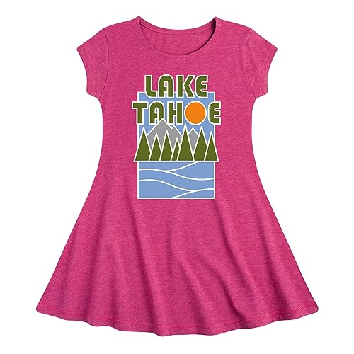 Instant Message - Lake Tahoe - Toddler & Youth Girls Fit & Flare Dress