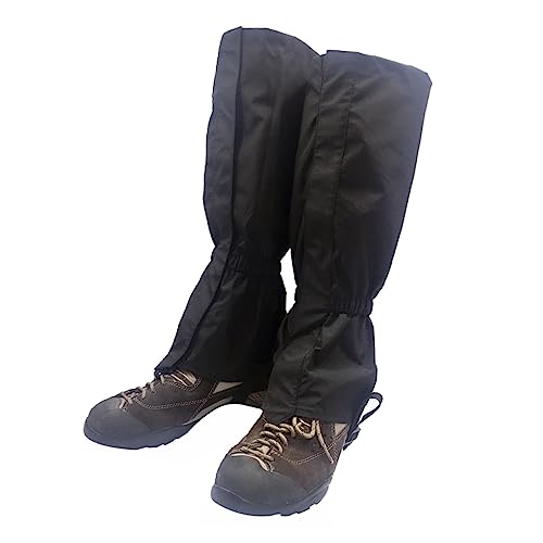 BESPORTBLE Skiing Gaiters Waterproof Boot Covers for Outdoor Activities Leg Gaiters Shoelace Hook