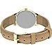 Timex Women's Easy Reader 30mm Watch – Gold-Tone Case Cream Dial with Tan & Blue Leather Strap
