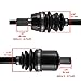 Caltric Front Cv Joint Axle with Bearing Compatible with Polaris Ranger Crew 900 2014 2015 2016 2017