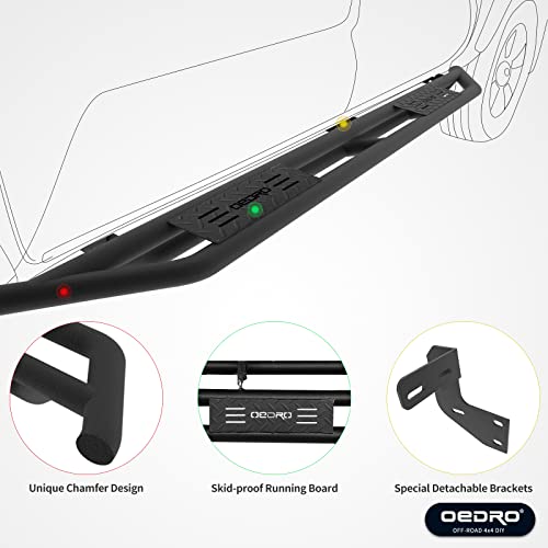 Estribos oEdRo 6 pulgadas negros para Ram 1500 Quad Cab miniatura 5
