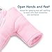 Magic Sleepsuit Baby Merlin's Bamboo/Cotton Baby Swaddle Transition Product - Soft and Cozy Design, Double Zipper for Easy Diaper Changes, Promotes Safe Sleep, 3-6 Months - Pink - Small 12-18lbs