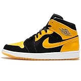 nike jordan 1 low  Nike Air Jordan 1 Mid, Zapatos de Baloncesto Hombre, Negro (Black/Varsity Maize/White), 41 EU