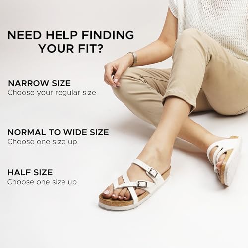 Image of AEROTHOTIC Recovery Slides for Women Cork Footbed Adjustable Straps Sandals