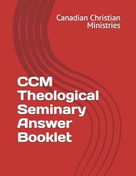 Paperback CCM Theological Seminary Answer Booklet Book