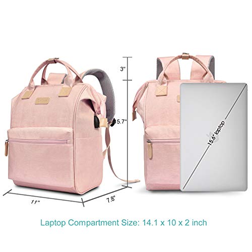 image for BRINCH Laptop Backpack 15.6 Inch Wide Open Computer Backpack Laptop Ba