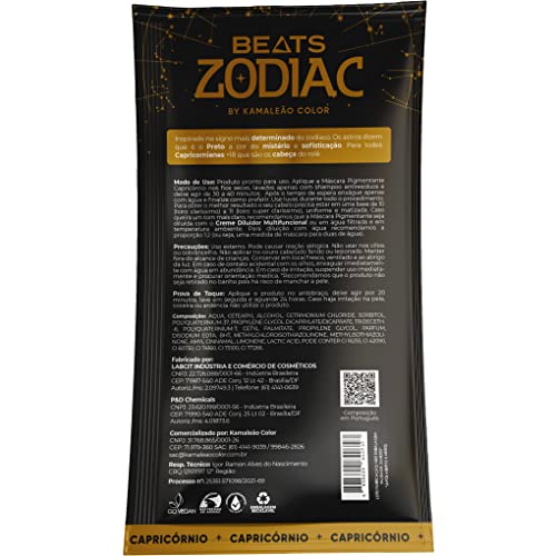 Máscara Pigmentante Beats Zodiac, Capricórnio, Kamaleão Color, 100 g