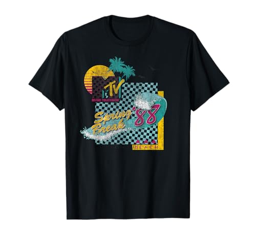 MTV Spring Break '88 Vintage Surf Graphic T-Shirt