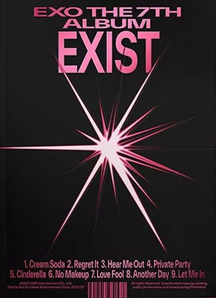 Album K-POP EXO EXIST version X à exposer sur vos étagères