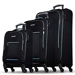 NOWI – NOWI Sevilla Kofferset 3-teilig – Weichschalen Trolley Set (