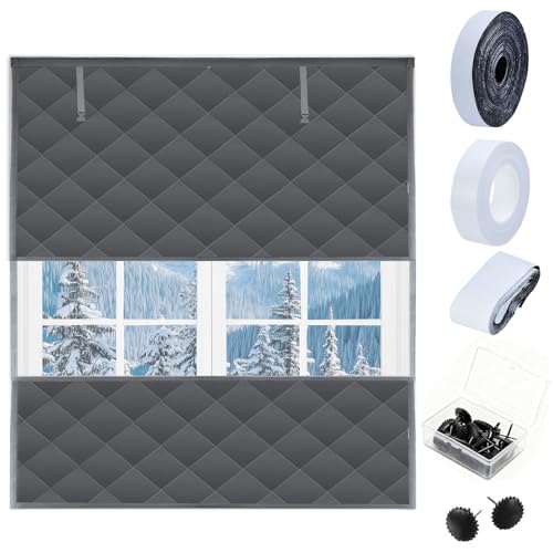 Visible Thermal Window Insulation Kit for Winter, Winterizing Insulated Window