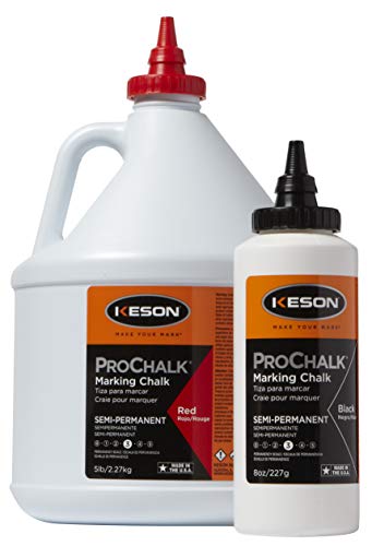 Keson Marking Chalk Refill,Red,8 Oz - Thumbnail 2