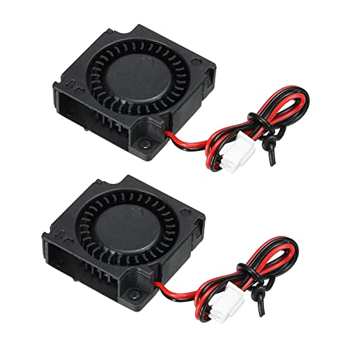 sourcing map DC Brushless Cooling Blower Fan Cooler 3010 30x30x10mm Turbine Turbo Dual Ball Bearing Centrifugal Flow Blo