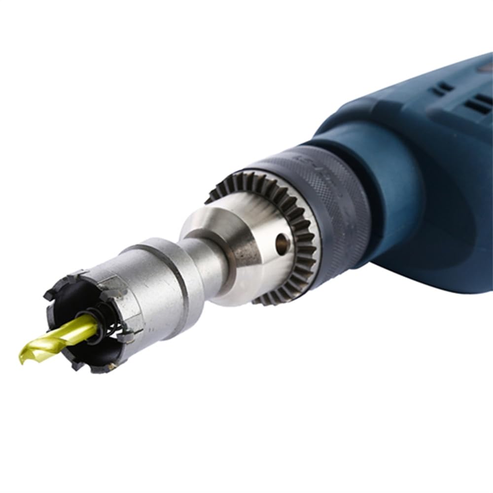 Scie Cloche Bois Vearter 3-1/32 ''77mm TCT Scie Cloche Bit Alliage Carbure Cobalt Acier Cutter Plaque En Acier Inoxydable Fer Métal Kit De Coupe Blink Outdoor