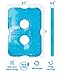 Healthy Packers Cool Pack, Slim Ice Pack for Lunch Box - Quick Freeze and Long-Lasting - Freezer Cold Packs for Cooler Bag and Lunch Boxes - Original Long-Lasting Formula - (8 Pack)