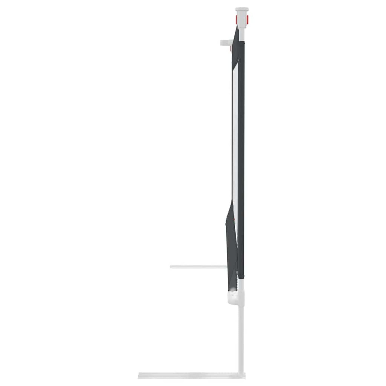 Gecheer Bettlaken 60 x 120 cm, Spannbettlaken für Babys, 60 x 120 cm, Sicherheitsgitter für Kinderbett, dunkelgrau, 90 x 25 cm, Stoff