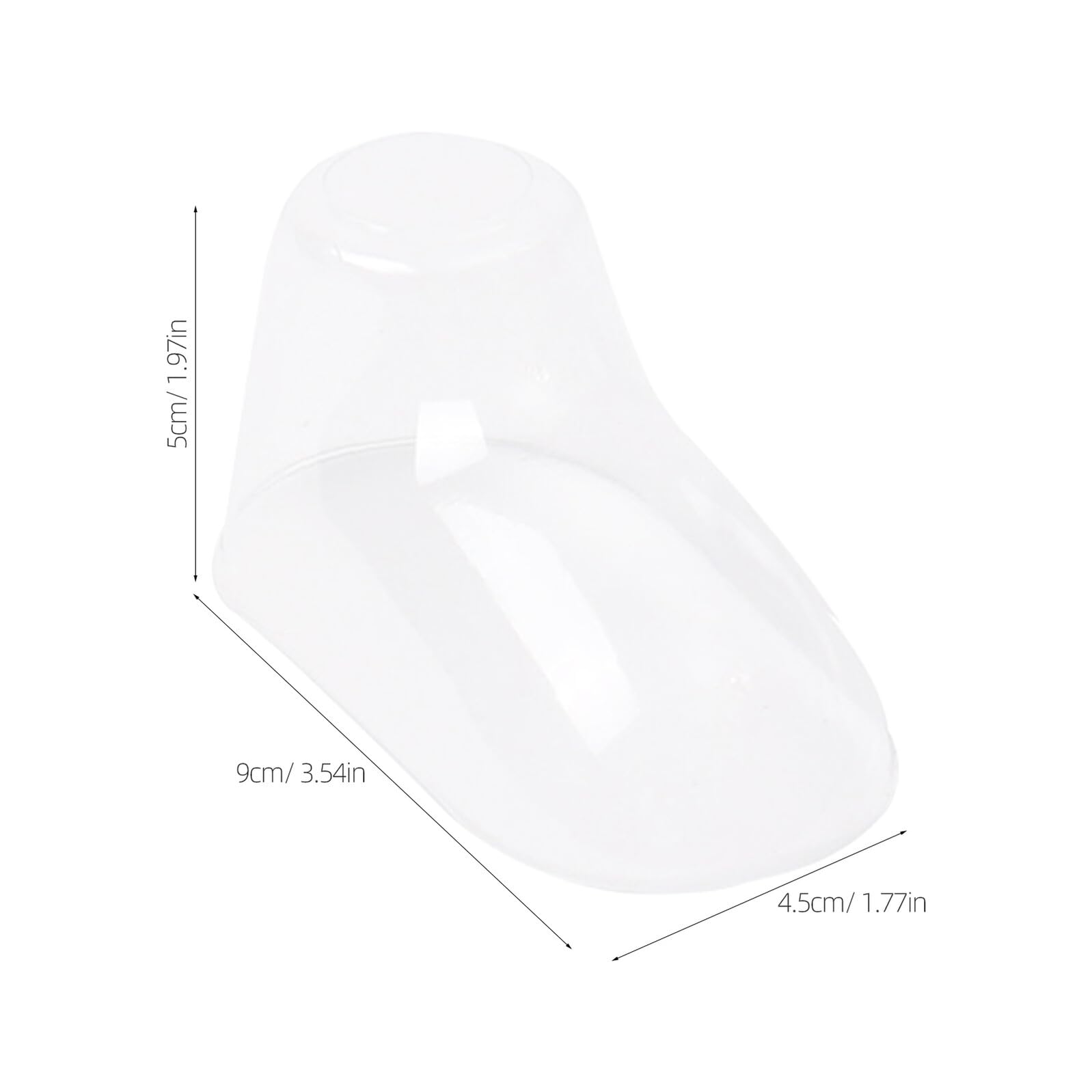100 Stück Transparente Kunststoff Babyfüße Schuhsocken Display Halter Robuste Babysocken Füße Formen Ständer für Babysocken und Kleinkinderschuhpräsentation