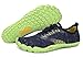 SAGUARO Unisex Wasserschuhe Schnell Trocknend Traillaufschuhe Straßenlaufschuhe Fitnessschuhe rutschfest Outdoor für Damen Herren Blau 41