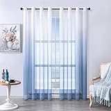 cortinas habitacion bebe estrellas ★ Tamaño y cantidad: Contiene 2 piezas de cortinas translúcidas por paquete y cada una mide 140 cm de ancho x 225 cm de alto. Nota: La medida de la altura (225 cm) es el total incluyendo las anillas.