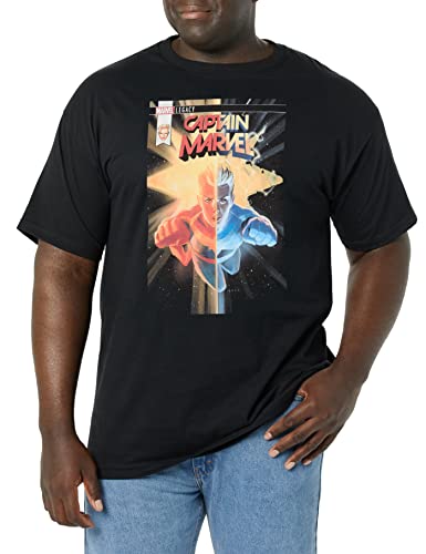 T-shirt Marvel homme 4XL noir idéal pour un style décontracté au quotidien