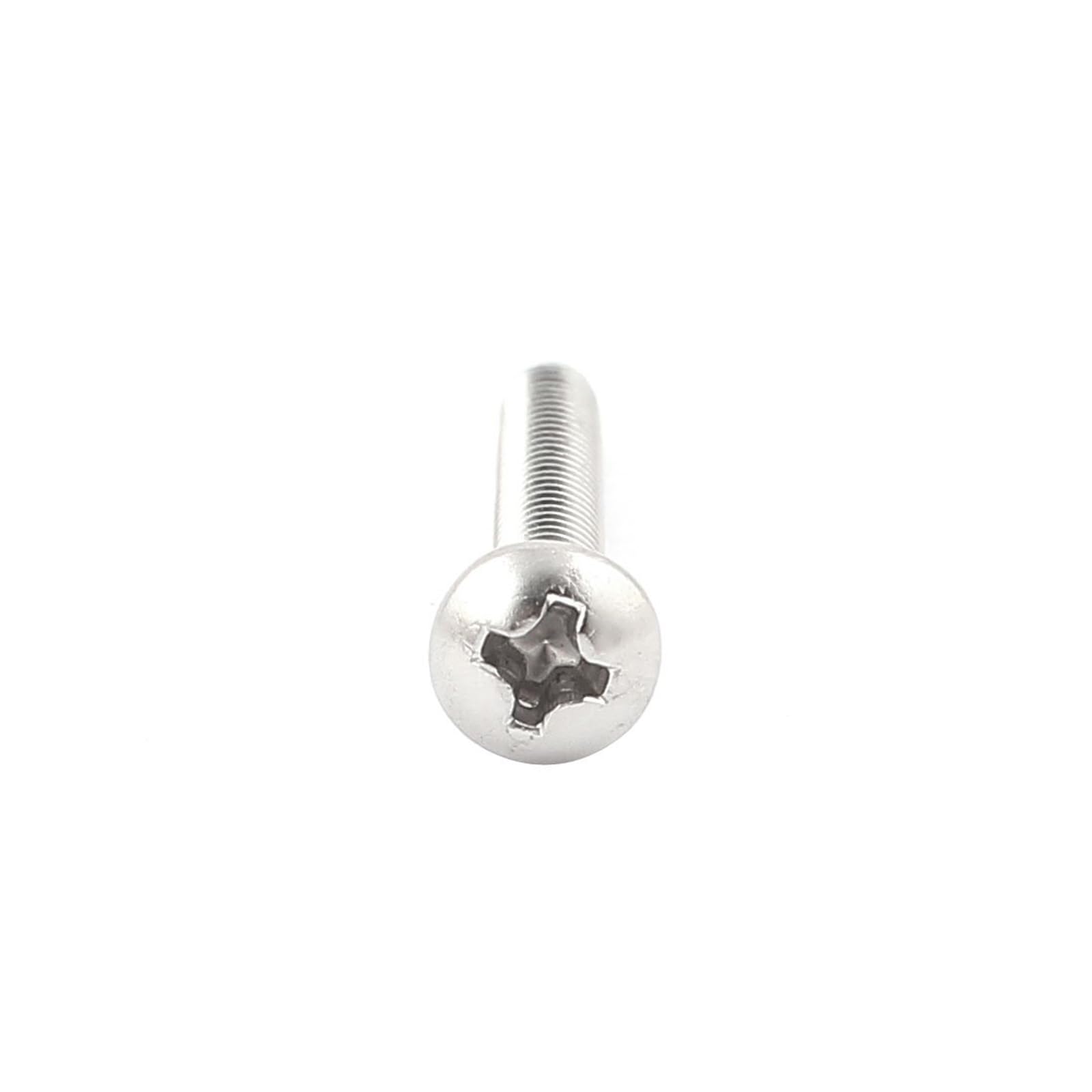 MACHSWON M3x28mm Round Head Cross Screw 304 Stainless Steel Phillips Head Bolts Machine Screws 50 Pcs - Image 2