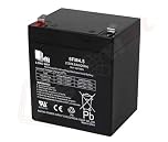 Batteria al Piombo 12v 4.5A 6FM4.5 AGM VRLA Ricaricabile con Attacchi Faston, Auto elettrica per bambini a tre ruote, Auto da drift per bambini