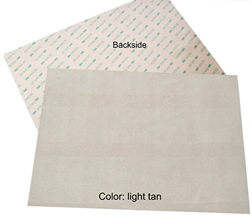 Premium Quality Suede Sheets 8.5"x12" with Super-Strong self-Adhesive Backing. Ideal for Making Peel-and-Stick (self-Stick, Stick-on) Soles for Dance Shoes. [Suede-DIY-tan]. - Thumbnail 2