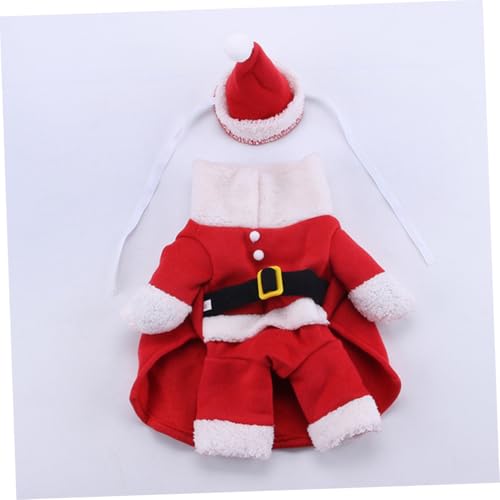 Disfraz navideño Santa para perro talla S miniatura 6