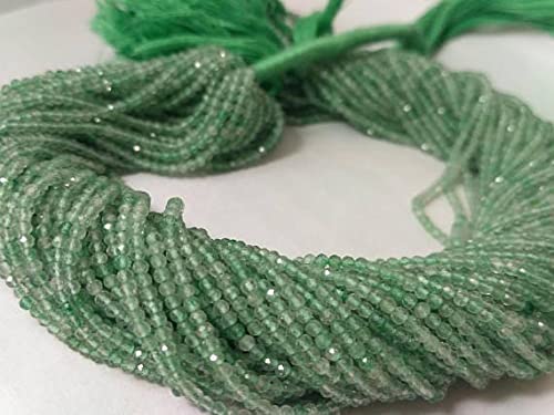 Eviter les bijoux ternes avec nos perles de quartz fraise vert facettées 2mm