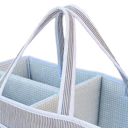 Cestas De Pañales - Papelera Portátil Multifuncional Para El Dormitorio, Caja Organizador De Cuidado Del Bebé, Cesta De Transporte Ligera De Transporte, Contenedor De Clasificación Doméstica | Sa - imagen 7