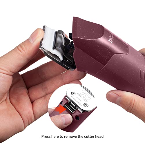 Professional Dog Grooming Electric Corded Clipper Super 2-Speed,Low Noise,Cool & Quiet Running Design For Thick Heavy Coats,Dogs,Cats And Other Animal (Brown) #TOP1