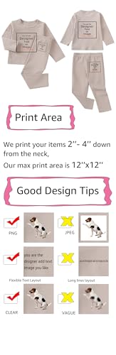 MYGBCPJS Boys Girls Customize Cotton Pajamas Set Kids Custom Long Sleeve Pajama Tops Bottoms Sleepwear Suit Add Own Design4